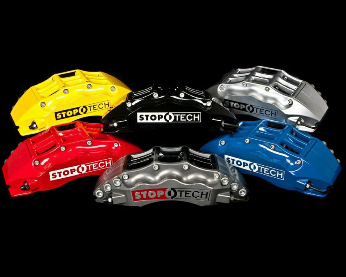 STOPTECH イエローブレーキキャリパー 6ポッド stoptechキャリパー 4