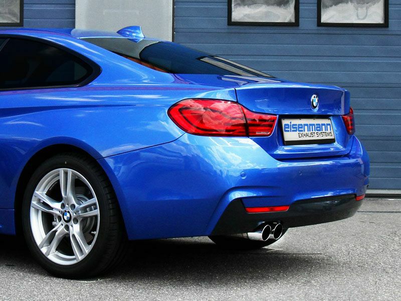 BMW 320i/320i xDrive(F30,F31) レーシングマフラー 76mmチップ