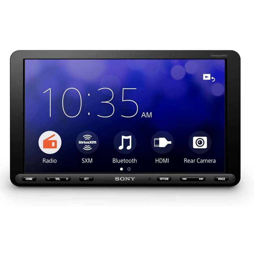 SONY AX8100 1DINダッシュナビ 9インチ 上下、前後、傾き可 Apple CarPlay