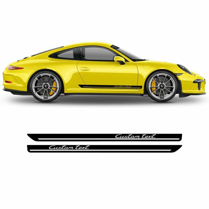 ポルシェ 911 Carrera T カスタマイズ オリジナルテキスト サイド