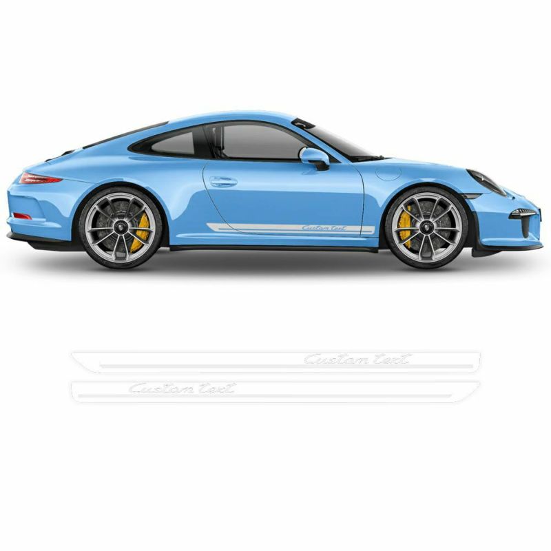 ポルシェ 911 Carrera T カスタマイズ オリジナルテキスト サイド