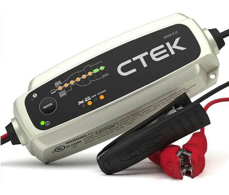 CTEK MXS 5.0バッテリーチャージャー シーテック カバー、シガーセット