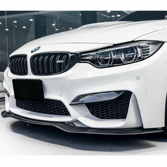 BMW F80 F82 たくまし M3 M4 カーボンフロントリップ カバー デュフェザー