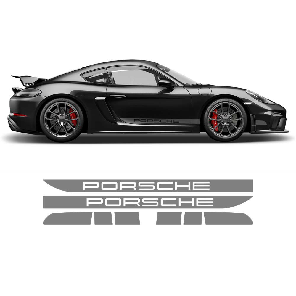 ポルシェ 981ボクスター／ケイマン ワンカラー・サイドレーシングデカール