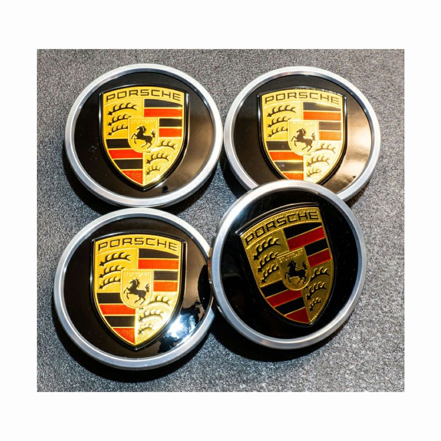 新品Porsche ホイールセンターキャップ パナメーラ用　タイカン用　カラー 新品Porsche ホイールセンターキャップ パナメーラ用 タイカン用 カラー